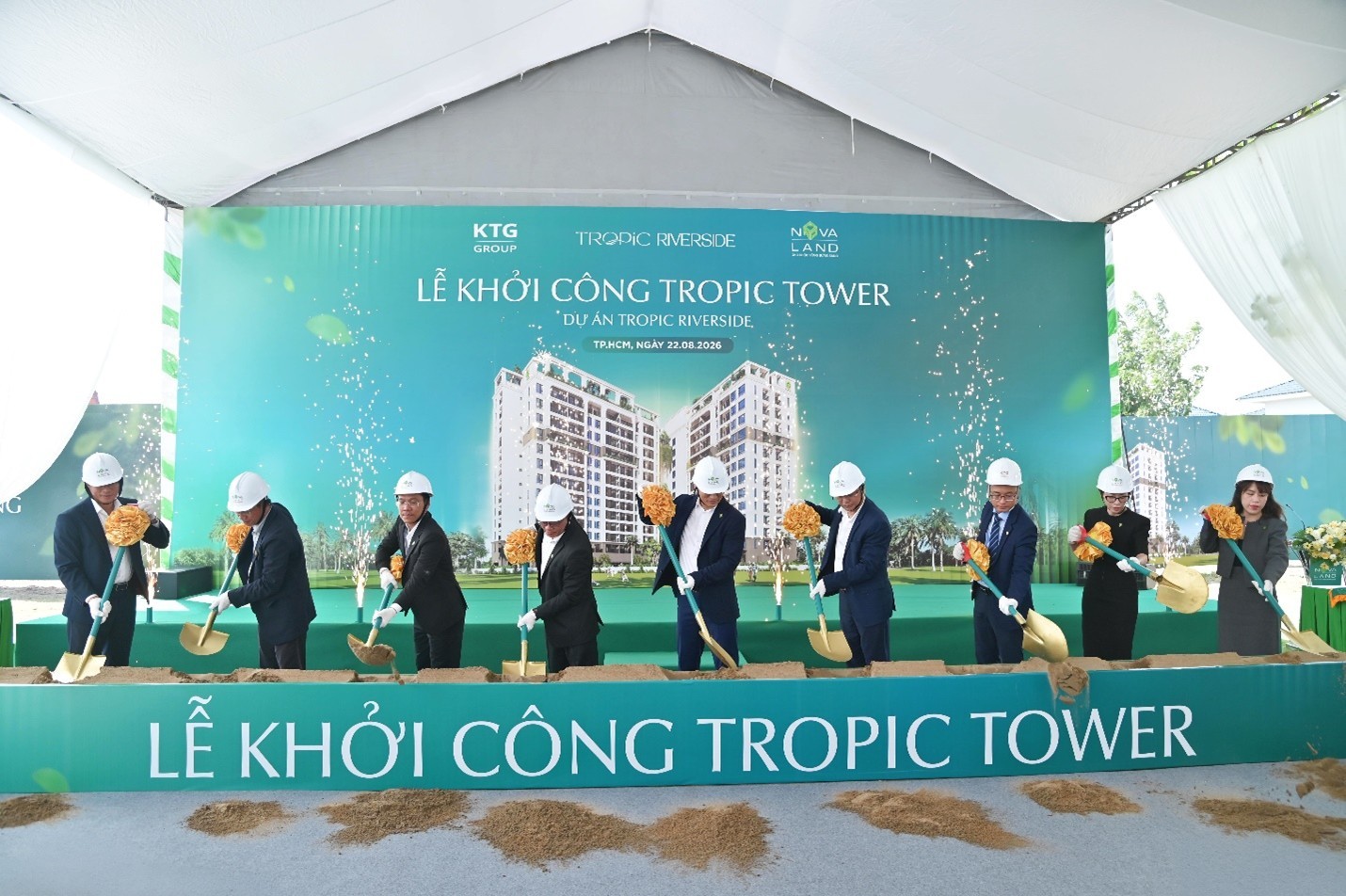 Khởi công khu căn hộ Tropic Tower, Novaland quay trở lại thị trường khu Đông TPHCM