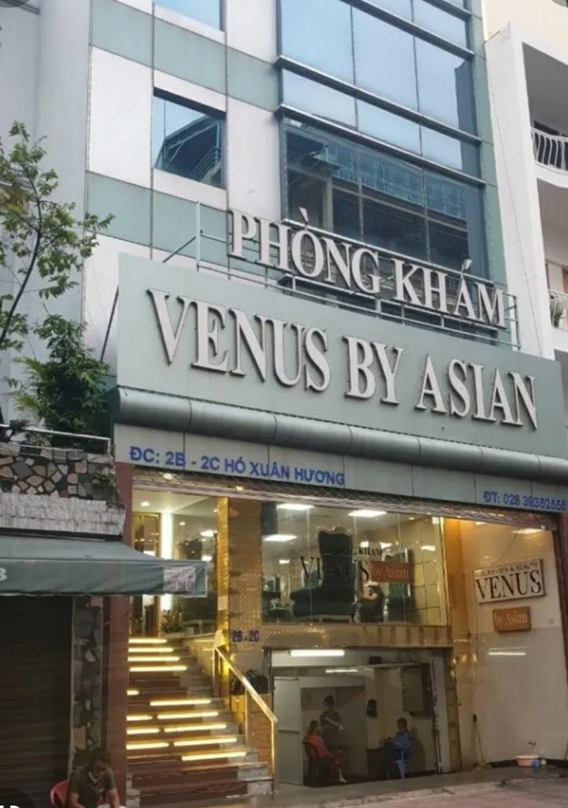 TP HCM: Thẩm mỹ viện Venus by Asian hoạt động không phép
