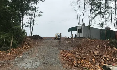 Xây công trình trái phép trên đất quy hoạch rừng phòng hộ