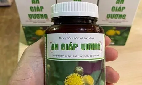 Quảng cáo Sản phẩm An Giáp Vương như thần dược, đơn vị phân phối có vô can?