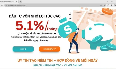 Các chiêu trò huy động vốn của mô hình “đầu tư nhỏ lợi tức lớn”