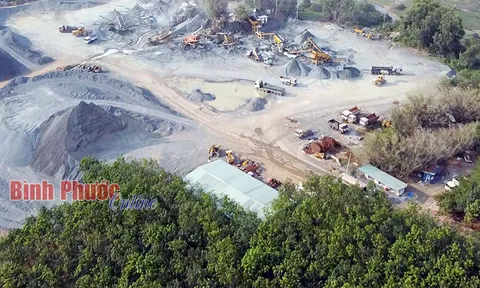 Bình Phước: Xử phạt Công ty Rạng Đông hơn 154 triệu đồng do lập mỏ đá khai thác trái phép