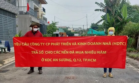 Công ty HDTC “chối bỏ” trách nhiệm, "ém" sổ không giao cho khách hàng tại dự án KDC An Sương?