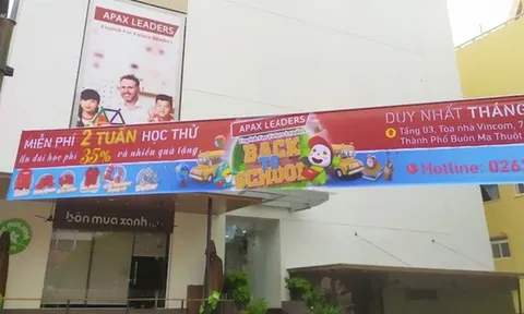 Trung tâm Anh ngữ Apax Leaders ở Đắk Lắk 'bốc hơi', ôm theo hàng trăm triệu đồng học phí