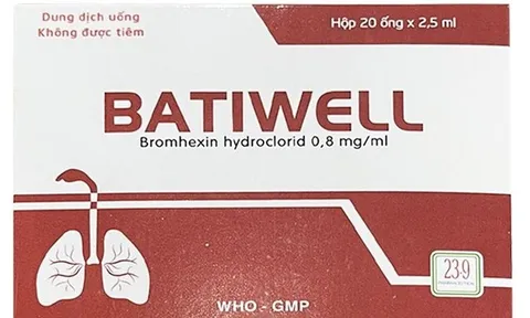 Hà Nội yêu cầu thu hồi thuốc Batiwell của Công ty CP Dược phẩm Việt Nga