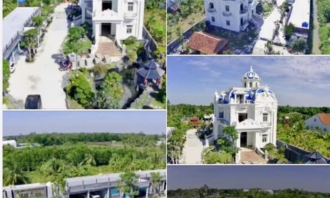 Khoe biệt thự lên Facebook, bị buộc dừng thi công vì nhà xây trái phép