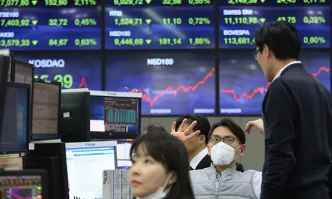 Chứng khoán châu Á tăng giảm ngược chiều phiên đầu tuần 30/1