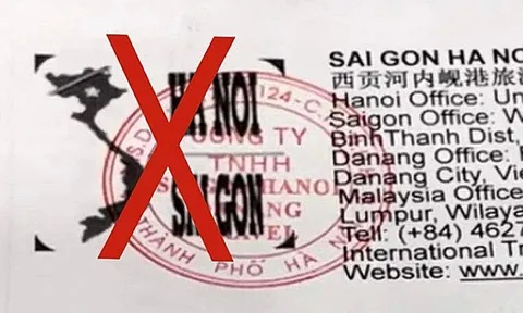 Công ty lữ hành quốc tế dùng bản đồ Việt Nam không có quần đảo Hoàng Sa và Trường Sa