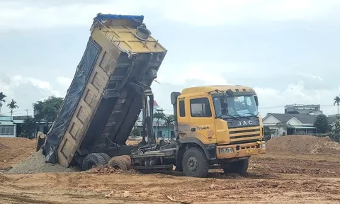 Bình Định: Không rõ ràng về nguồn gốc đất dùng để san lấp dự án đầu tư công