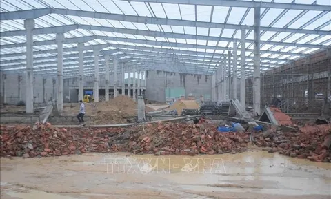 Vụ sập tường ở Bình Định: Bắt tạm giam quản lý dự án và giám đốc công ty xây dựng