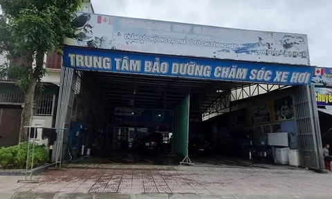 Hà Tĩnh: Xôn xao xung quanh hóa đơn của garage ô tô có dòng chữ ‘phong bì cho đăng kiểm’
