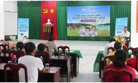 Tỉnh Hậu Giang tiếp tục mở rộng chương trình sữa học đường