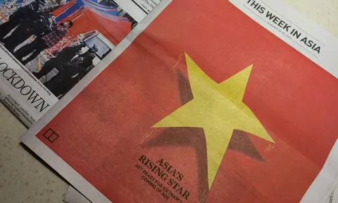 Báo quốc tế in quốc kỳ Việt Nam trên nguyên trang và dành 6 trang nói về "Ngôi sao đang lên của châu Á"