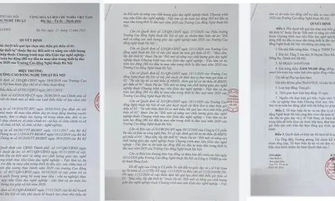 Công tác đấu thầu tại Trường Cao đẳng Nghệ thuật Hà Nội: Có thực sự tiết kiệm ngân sách nhà nước?