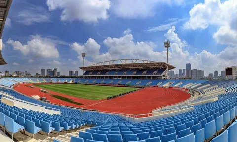 Sân Mỹ Đình xuống cấp, bắt đầu được sửa chữa