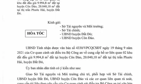 Bộ Công an yêu cầu cung cấp hồ sơ trúng đấu giá đất của con gái ông Trần Quý Thanh