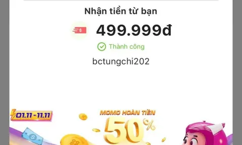 Người dùng ví Momo bị kẻ gian mạo danh công ty chiếm đoạt tiền