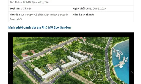 Bà Rịa - Vũng Tàu: Môi giới nổ Danh Khôi là chủ đầu tư dự án ma kiểu Alibaba