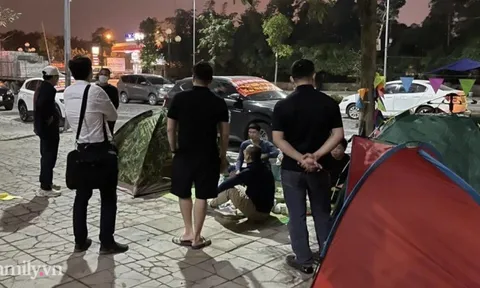 Cư dân Goldmark City tiếp tục dựng lều, thâu đêm phản đối chủ đầu tư