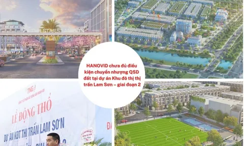 Thanh Hoá: HANOVID chưa đủ điều kiện chuyển nhượng QSD đất tại dự án KĐT thị trấn Lam Sơn – giai đoạn 2