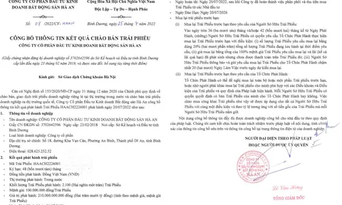 Chỉ có 1 doanh nghiệp bất động sản phát hành trái phiếu trong tháng 7