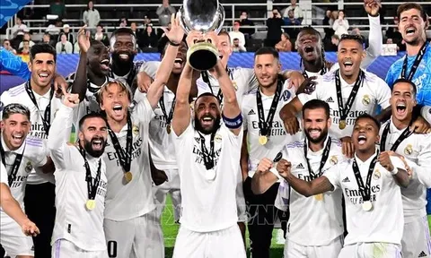 Vượt qua Eintracht Frankfurt, Real Madrid giành Siêu cúp châu Âu 
