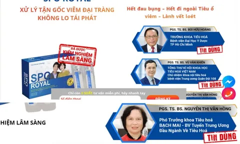 Sản phẩm SPO ROYAL quảng cáo ‘xử lý tận gốc viêm đại tràng’ là lừa dối, không đúng công dụng