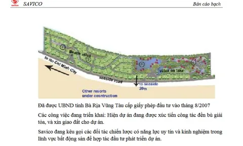 Khu biệt thự Sài Gòn - Hồ Tràm của Savico bị kiến nghị xử lý vì chậm triển khai