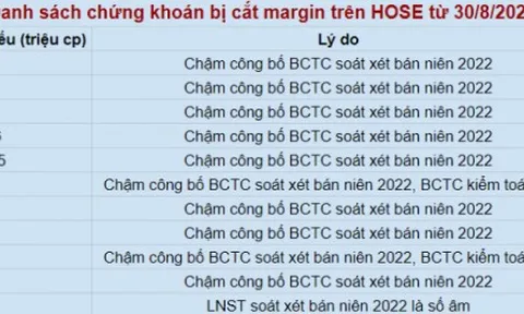 Cổ phiếu ART và KLF bị cắt margin từ ngày 31/8