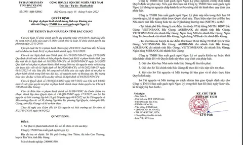 Khai thác khoáng sản vượt giấy phép doanh nghiệp bị xử phạt 550 triệu