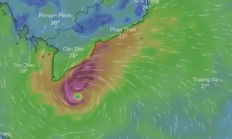 Nam Bộ có thể hứng bão vào tuần tới