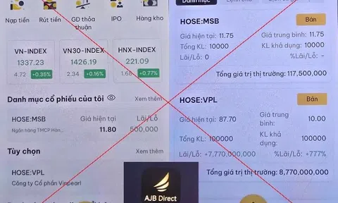 Mất tiền oan khi tham gia app chứng khoán giả mạo