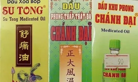 Cảnh báo: Phát hiện nhiều loại dầu xoa bóp giả