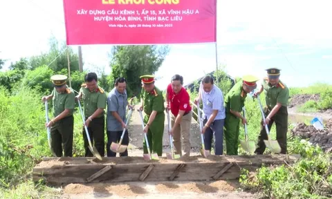 TNG Holdings Vietnam tài trợ xây cầu dân sinh ở Bạc Liêu