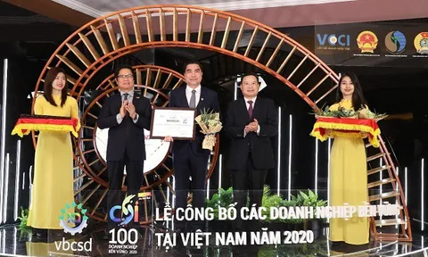 Phúc Khang được vinh danh 'Doanh nghiệp bền vững Việt Nam 2020"