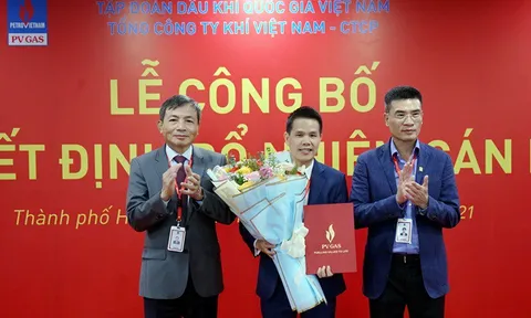 PV GAS công bố quyết định bổ nhiệm cán bộ