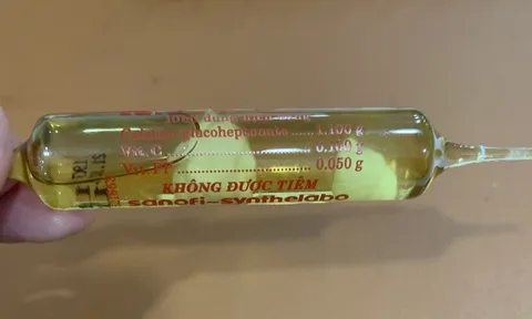 Thai phụ hoang mang khi phát hiện “vật lạ” trong ống Cancium Corbiere do Sanofi Việt Nam sản xuất