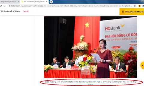 Bà Lê Thị Băng Tâm có đang "ngồi trên luật" khi cùng nắm giữ hai chức vụ Chủ tịch Hội đồng quản trị