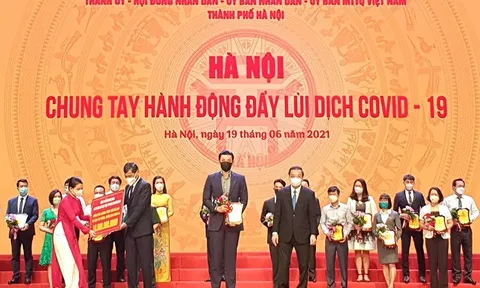 Tập đoàn Tân Hoàng Minh ủng hộ 20 tỷ đồng, quyết tâm cùng Hà Nội đẩy lùi dịch COVID-19