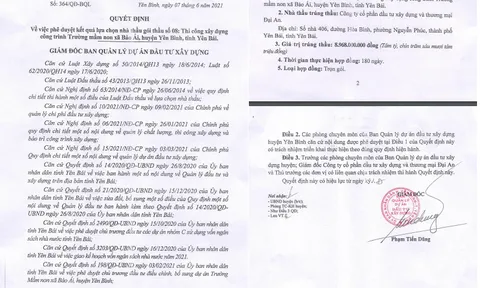 Yên Bái: Chủ đầu tư “im lặng” trước dấu hiệu sai phạm của nhà thầu Đại An