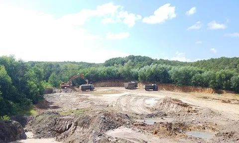 Nhiều sai phạm trong khai thác khoáng sản, một công ty bị phạt hơn 500 triệu đồng