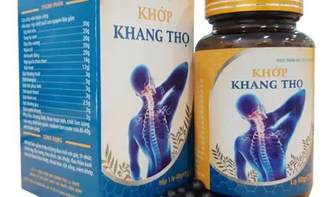 Thực phẩm Khớp Đan Vương và Khớp Khang Thọ vi phạm quy định quảng cáo