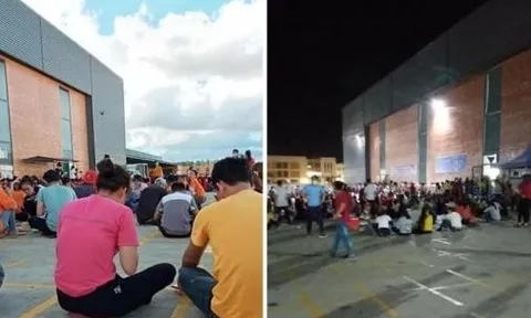 Công nhân Công ty TNHH Mensa Industries vi phạm quy định phòng, chống dịch