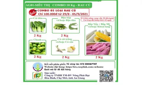 Từ ngày 3/9, triển khai combo nông sản giá bình dân tại TP Hồ Chí Minh