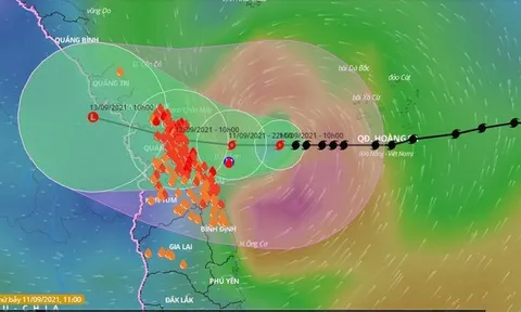 Bão số 5 tiến gần bờ biển Quảng Trị-Quảng Ngãi, sẵn sàng kế hoạch sơ tán dân