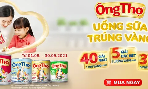 Người tiêu dùng bất ngờ nhận "lộc" từ chương trình mừng sinh nhật 45 năm của sữa đặc Ông Thọ