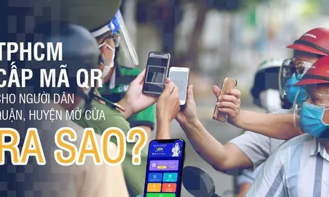 TPHCM cấp mã QR cho người dân các quận, huyện mở cửa ra sao?