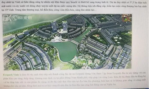 Nghệ An: Vẽ dự án 'ma' rao bán tràn lan trên các trang mạng