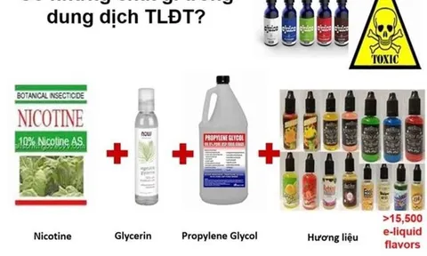 Thuốc lá điện tử và những hiểm họa