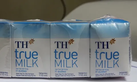 Thông tin về hộp sữa TH true milk căng phồng bất thường